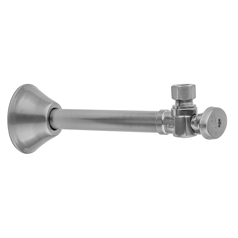 Jaclo 629-8 Quarter Turn 1/2" Copper (Sweat Fit) X 3/8" O.D. Outlet Angle Supply Valve With Oval Handle - Parent