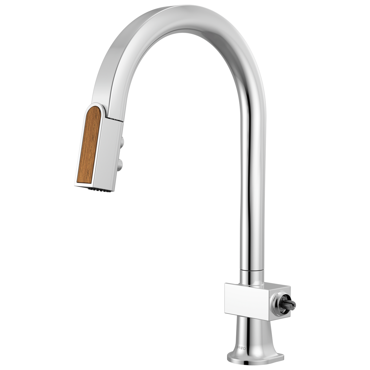 Brizo 63022LF-LHP Frank Lloyd Wright Pull-Down Kitchen Faucet with Arc Spout - Less Handle