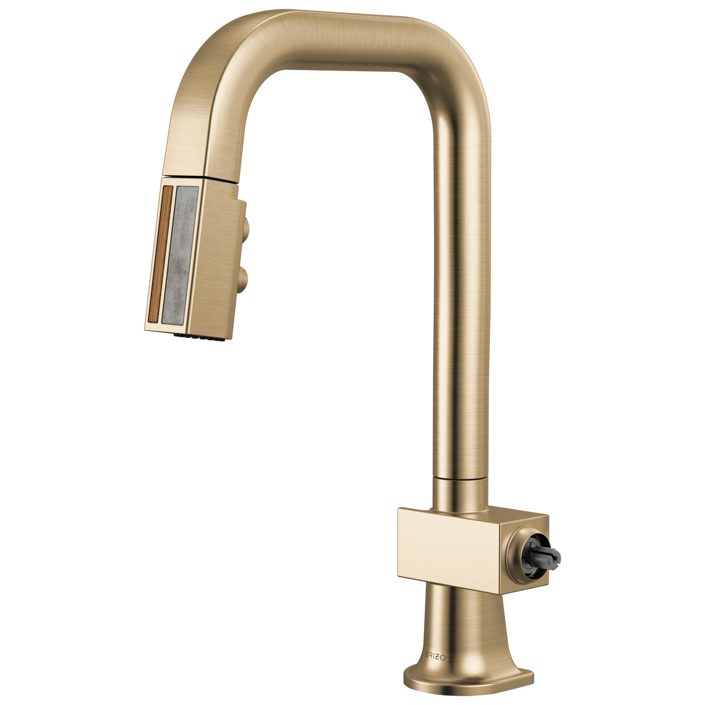 Brizo 63923LF-LHP Frank Lloyd Wright Pull-Down Prep Faucet with Square Spout - Less Handle