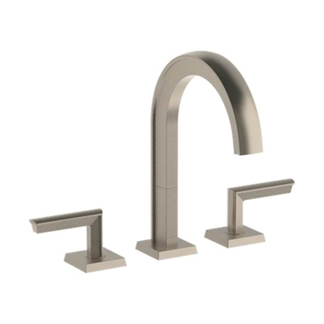 Watermark 64-2X-BR4 Brut Deck Mounted 3 Hole Extended Lavatory Set