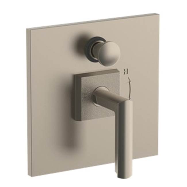 Watermark 64-P90-BR4 Brut Wall Mounted Pressure Balance Shower Trim With Diverter 7"