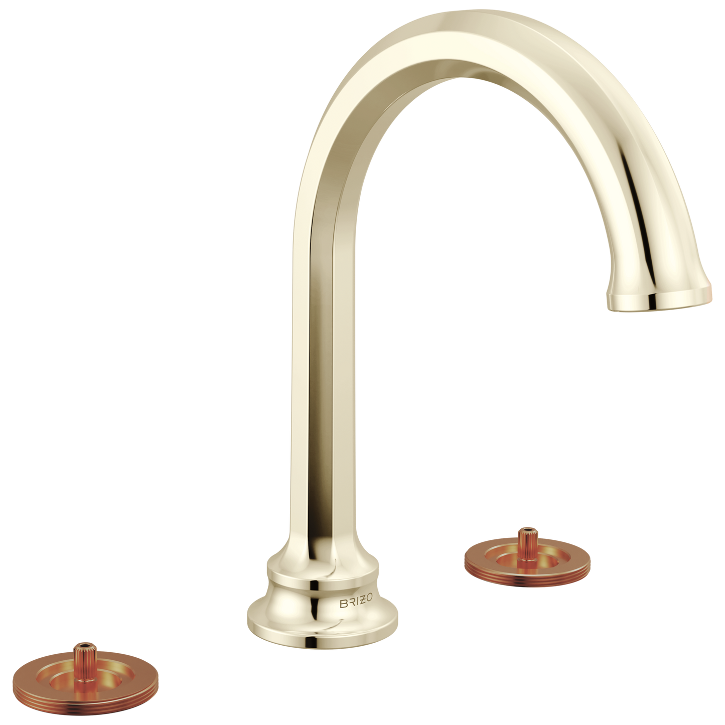 Brizo 65365LF-LHP Beauclere Widespread Lavatory Faucet with Arc Spout - Less Handles 1.2 GPM