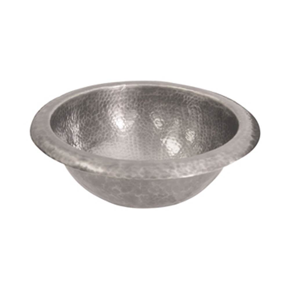 Barclay 6713 Abita Round Self Rimming Basin Hammered