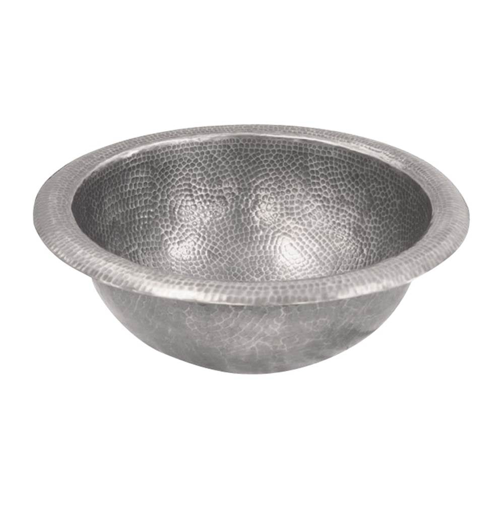Barclay 6723 Abner Round Self Rimming Basin Hammered