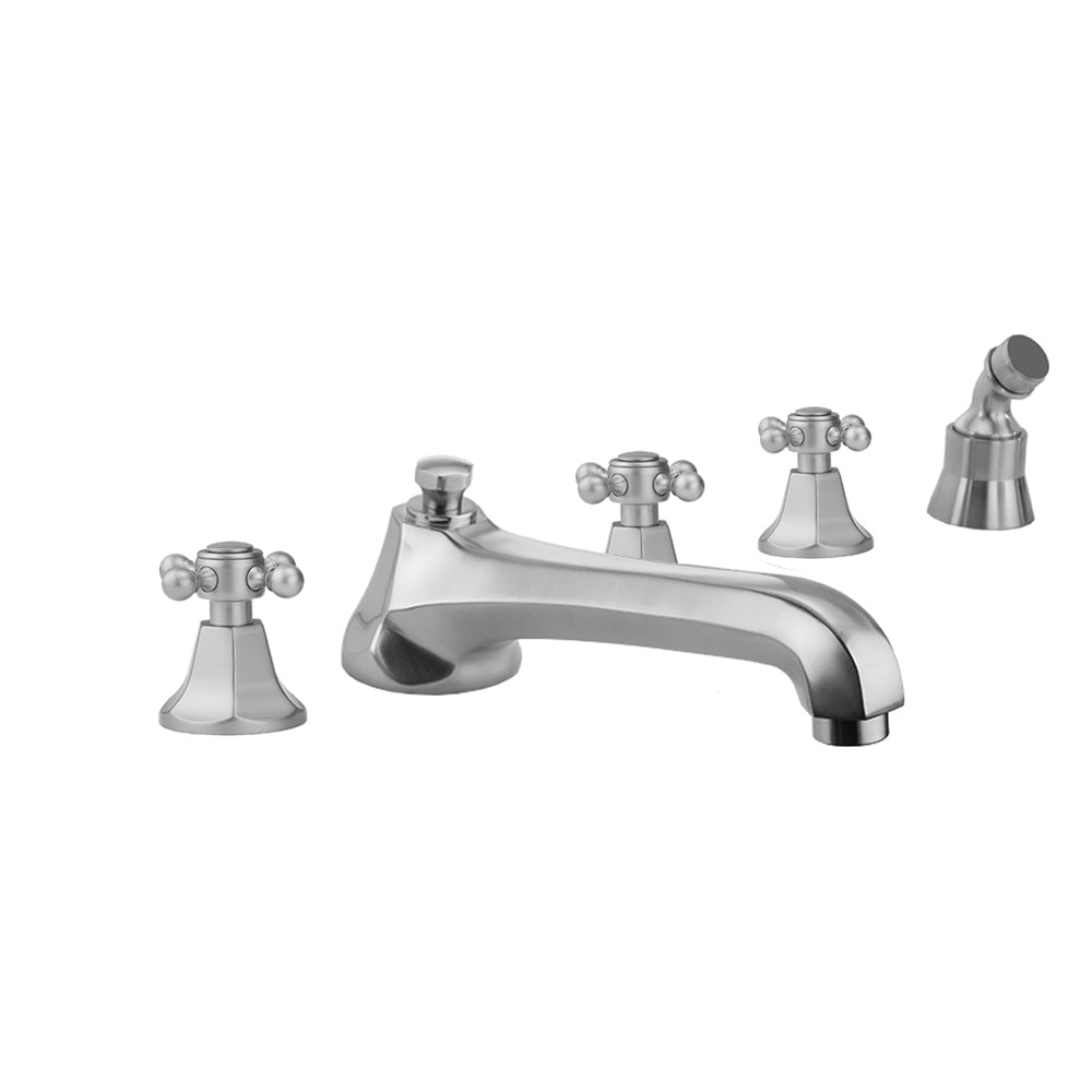 Jaclo 6970-T688-A-TRIM Astor Roman Tub Set With Low Spout And Ball Cross Handles Mount - Parent