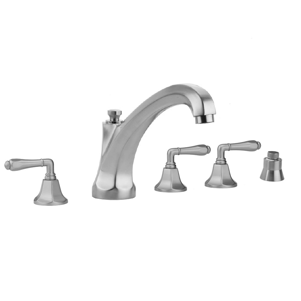 Jaclo 6972-T684-S-TRIM Astor Roman Tub Set With High Spout And Smooth Lever Handles Mount - Parent