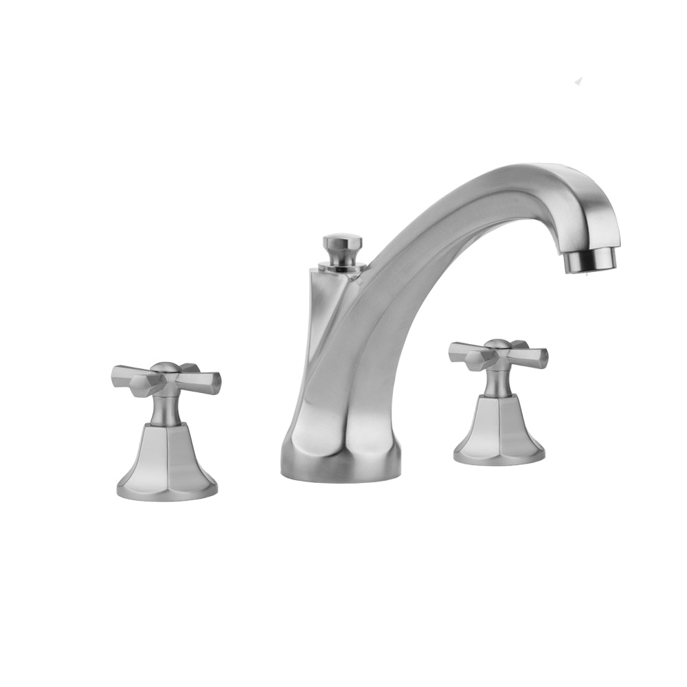 Jaclo 6972-T686-TRIM Astor Roman Tub Set With High Spout And Hex Cross Handles - Parent