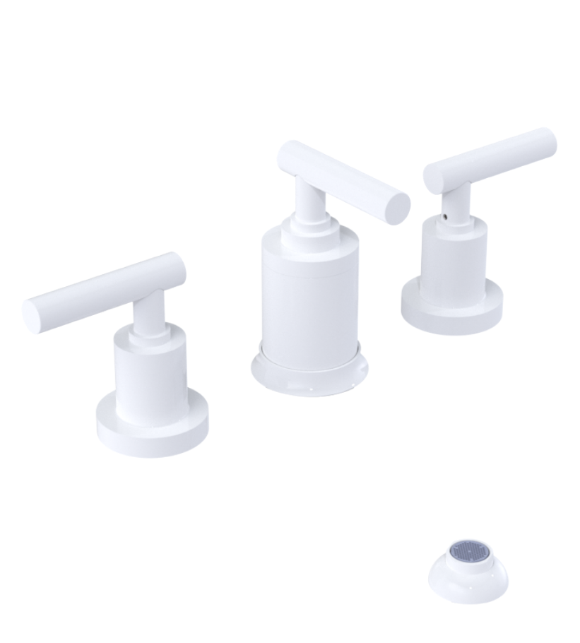 Rubinet 6CGNL Bidet Fitting With Spray, Diverter, With Vacuum Breaker (Less Drain)