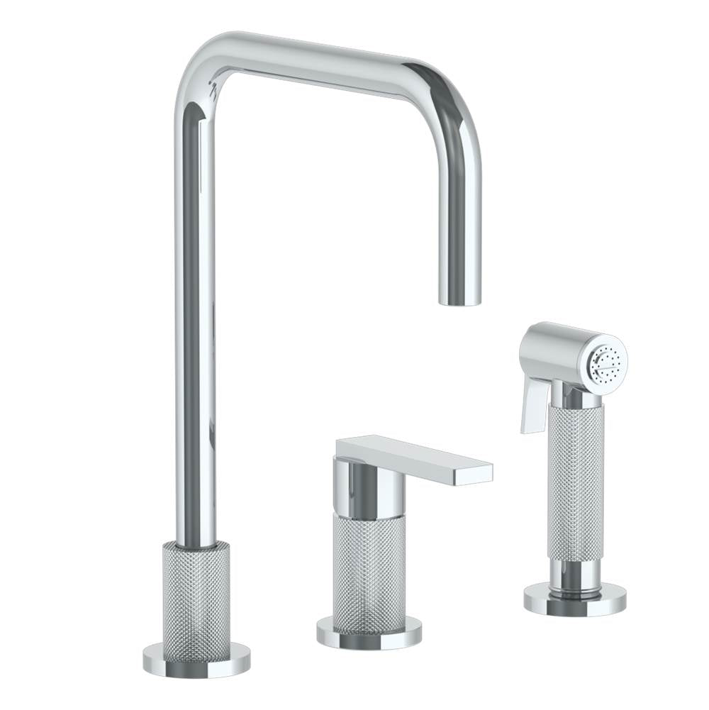 Watermark 70-7.1.3A-RNK8V Deck Mounted 3 Hole Square Top Kitchen Set - Includes Side Spray - Parent
