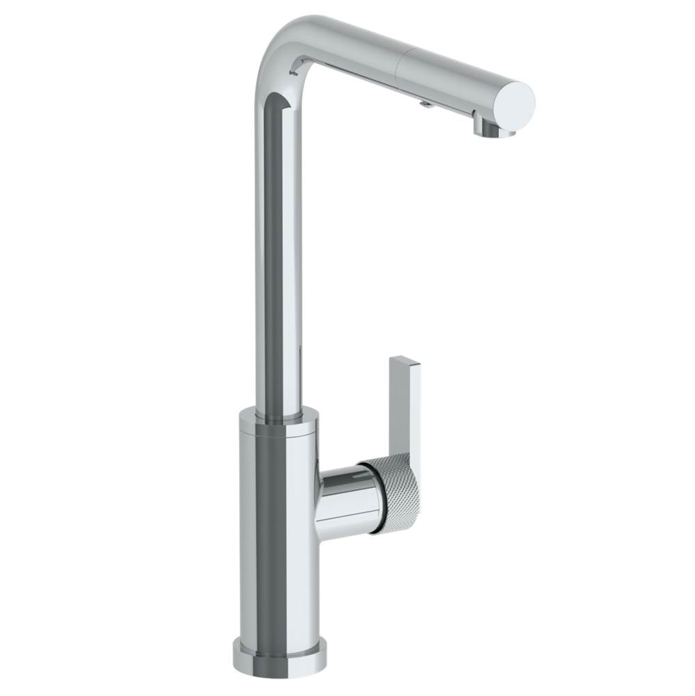 Watermark 70-7.3P1-RNK8 Deck Mounted 1 Hole Square Top Kitchen Faucet With Pull Out Spray - High Spout - Parent