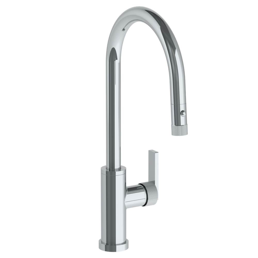 Watermark 70-7.3PG2-RNK8 Deck Mounted 1 Hole Gooseneck Kitchen Faucet With Pull Down Spray - High Spout - Parent
