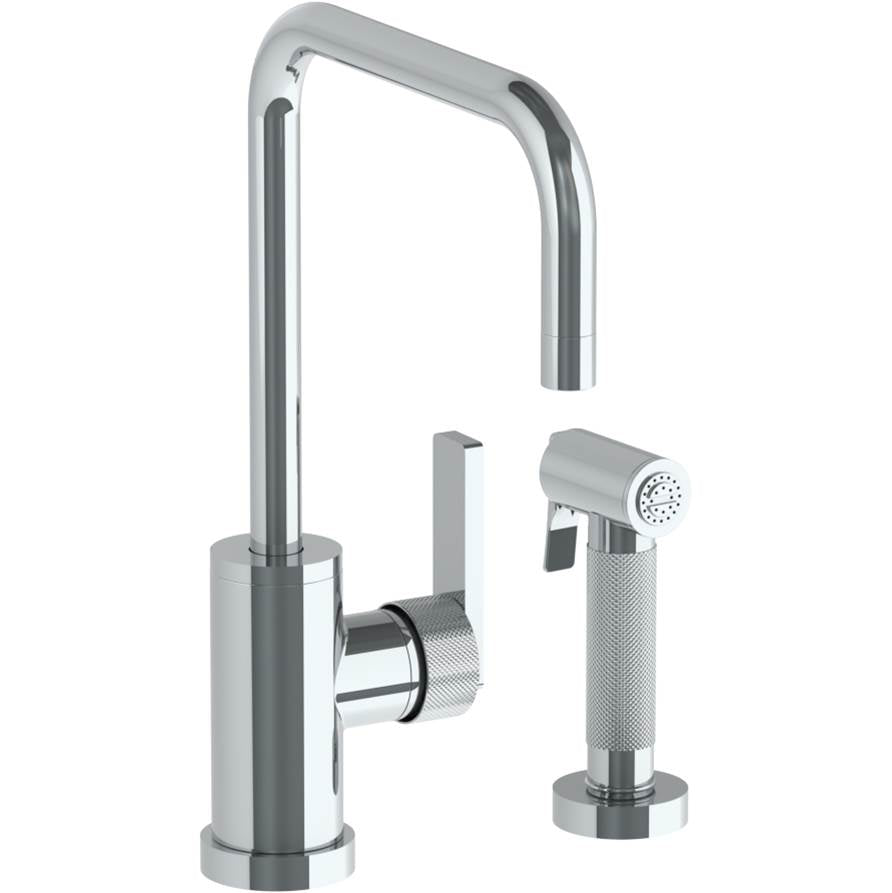 Watermark 70-7.4-RNK8 Rainey Deck Mounted 2 Hole Square Top Kitchen Set - Includes Side Spray
