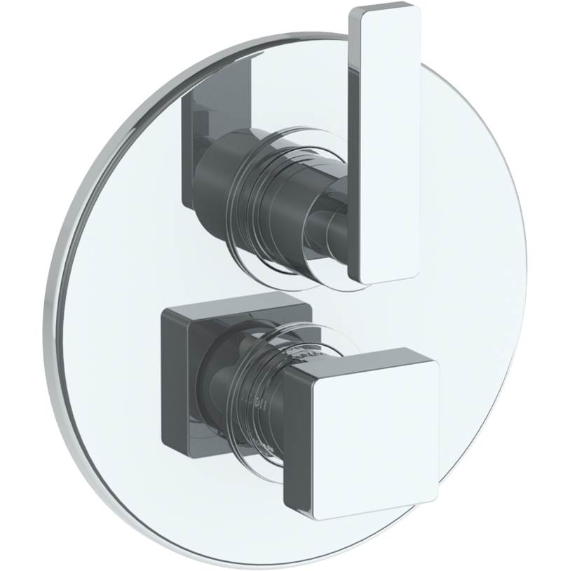 Watermark 70-T20-RNS4 Rainey Wall Mounted Thermostatic Shower Trim With Built-In Control 7-1/2" Diameter