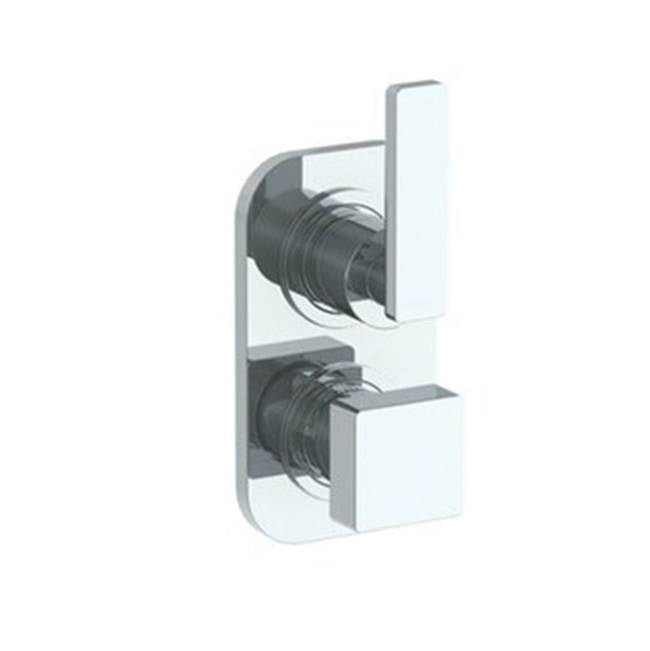 Watermark 70-T25-RNS4 Rainey Wall Mounted Thermostatic Shower Trim With Built-In Control 3-1/2" X 6-1/4"