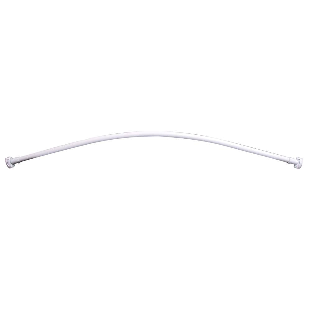 Barclay 7120-60 Curved 60 Shower Rod With Flange