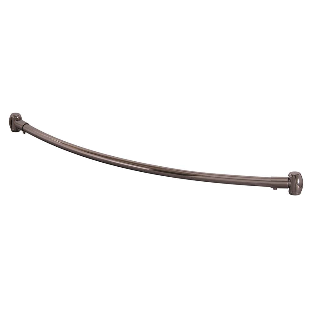 Barclay 7120-36 Curved 36 Shower Rod With Flange