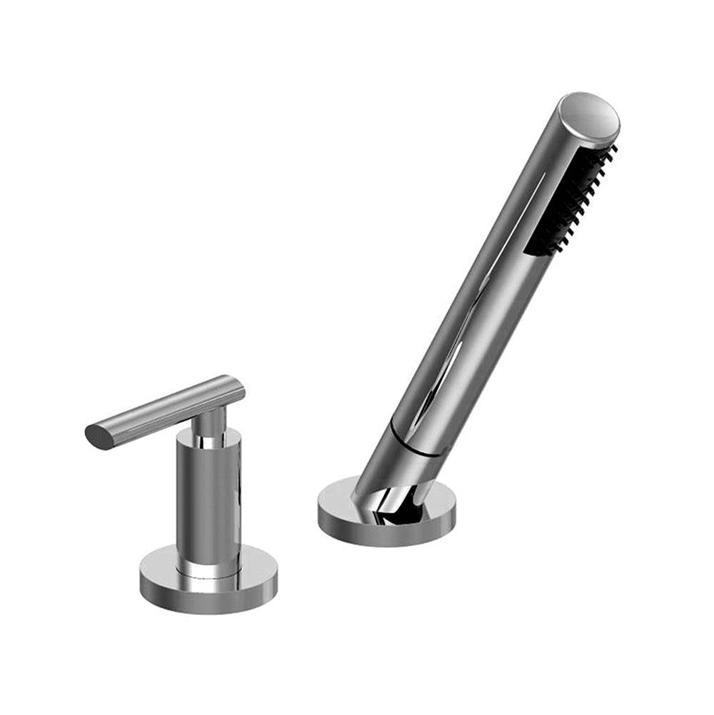 Franz Viegener FV133/59L.0 Nerea Lever Plus Deck Mounted Roman Diverter Valve And Handshower Assembly