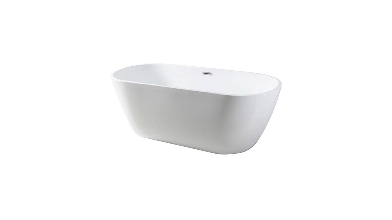 Trone 820360 Bryn 67" x 30" Freestanding Soaker Tub - White