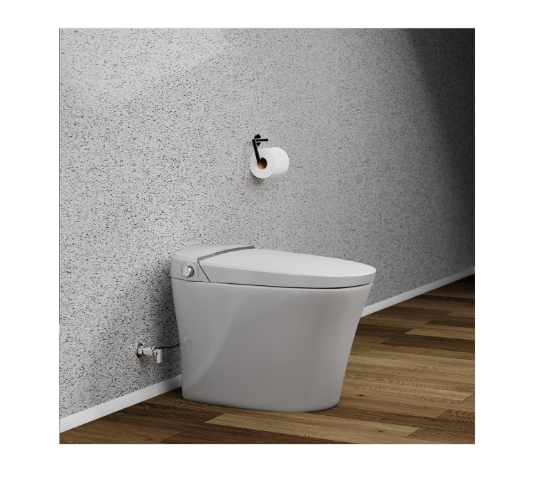 Trone 835502 Floor mount smart bidet toilet - classic white