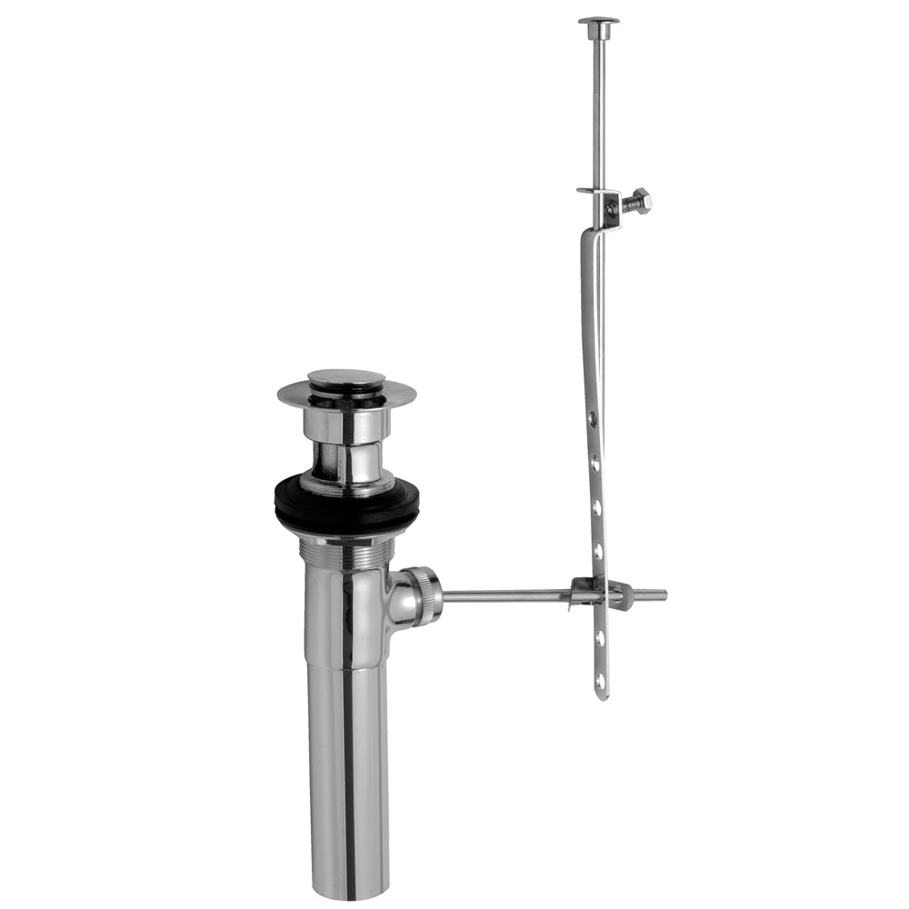 Jaclo 836 Fully Polished & Plated Pop-Up Lavatory Drain With Overflow - Parent