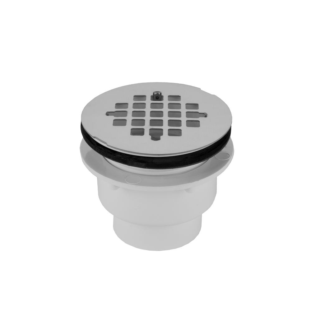 Jaclo 86562 2" Pvc Large Body Complete Shower Drain With Snap In Drain Plate - Parent