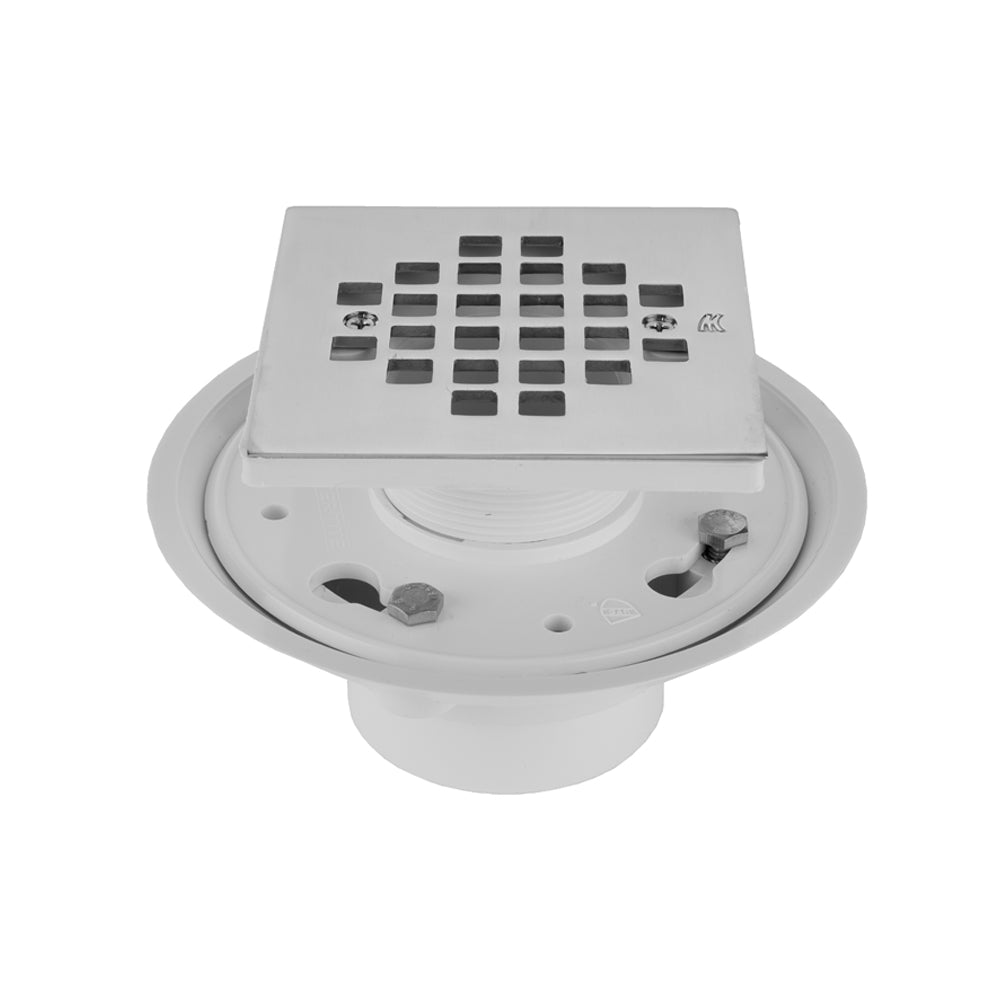 Jaclo 86564 2" Or 3" Pvc Complete Square Shower Drain - Parent