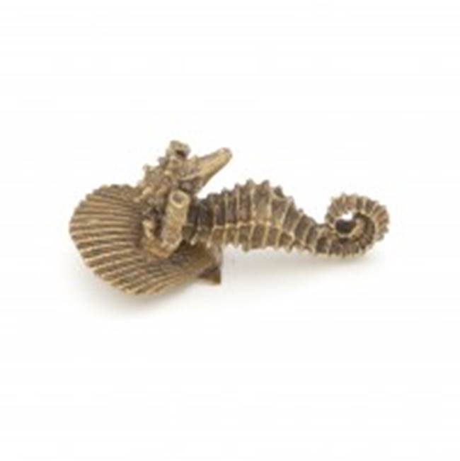 Schaub 897-ED Nature Knob Seahorse Pendant 1-1/4" x 1-1/2" Dia - Estate Dover