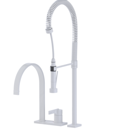 Rubinet 8IRTL Single Control Kitchen Set With Suspended Industrial Spray