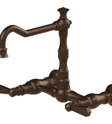 Rubinet 8WHXL Wall Mount Kitchen Bridge Faucet
