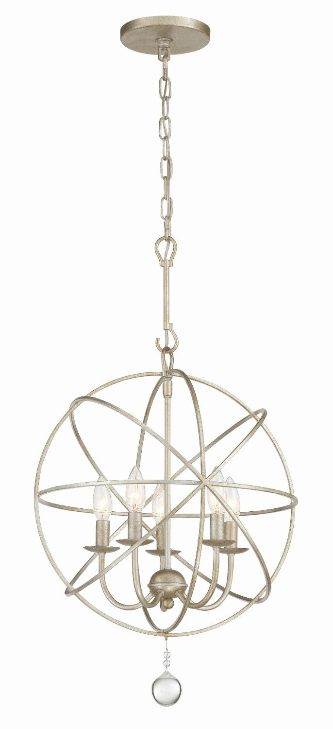 Crystorama 9224 Solaris 5 Light Mini Chandelier