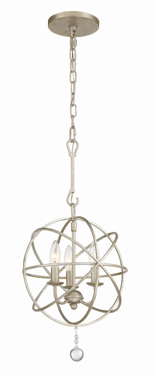 Crystorama 9225 Solaris 3 Light Mini Chandelier