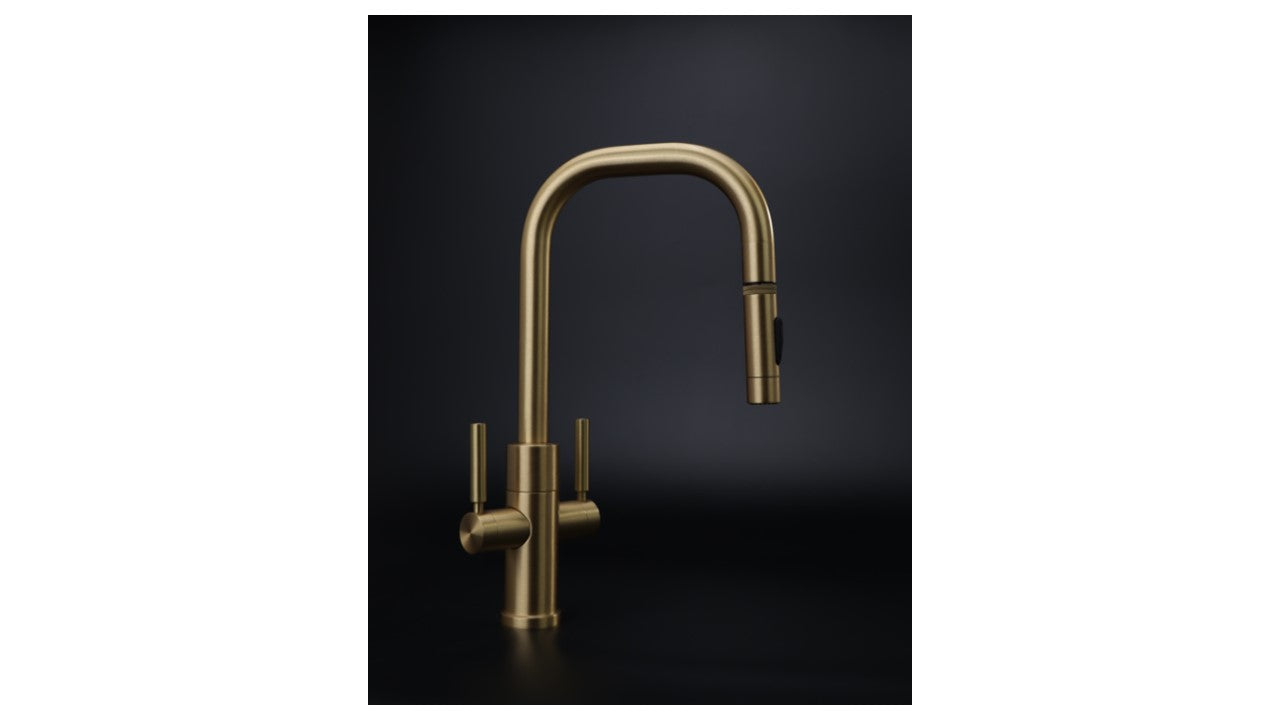 Waterstone 9352 Modern Extended Reach 2 Handle Pulldown Faucet