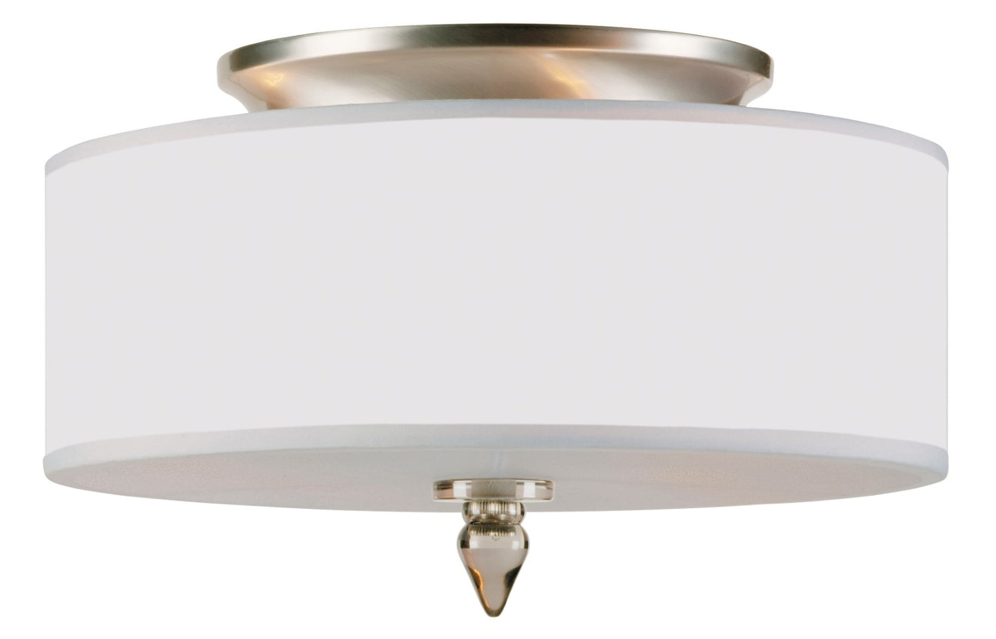 Crystorama 9503 Luxo 3 Light Drum Shade Ceiling Mount