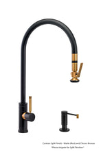 Load image into Gallery viewer, Waterstone 9700-2 Industrial Extended Reach PLP Pulldown Faucet w/Lever Sprayer 2pc Suite