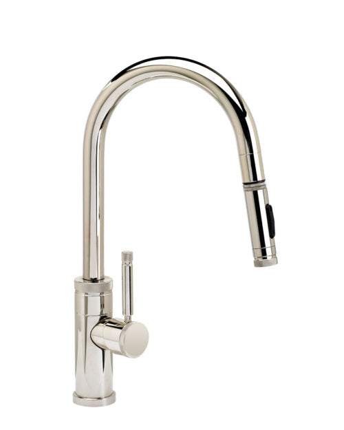 Waterstone 9910 Industrial Prep Size Pulldown Angled Spout Faucet w/Toggle Sprayer