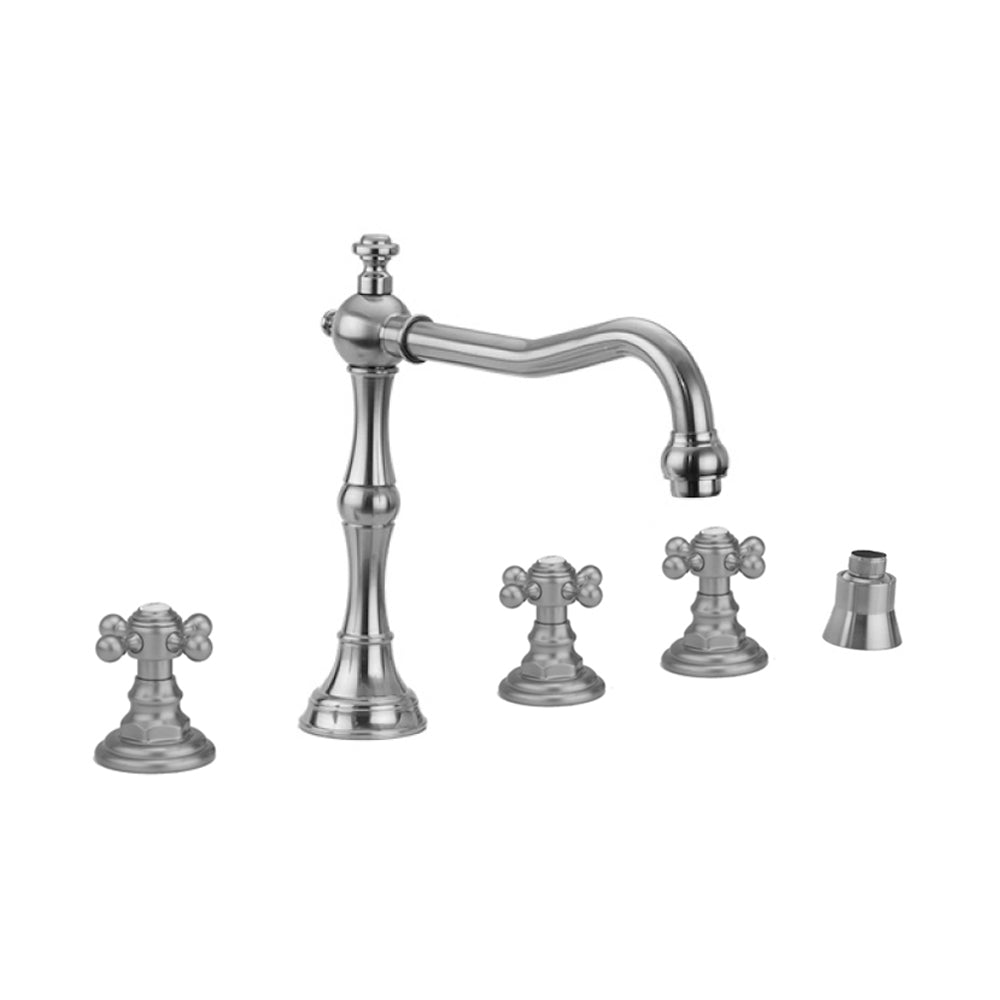 Jaclo 9930-T678-S-TRIM Roaring 20'S Roman Tub Set With Ball Cross Handles - Parent
