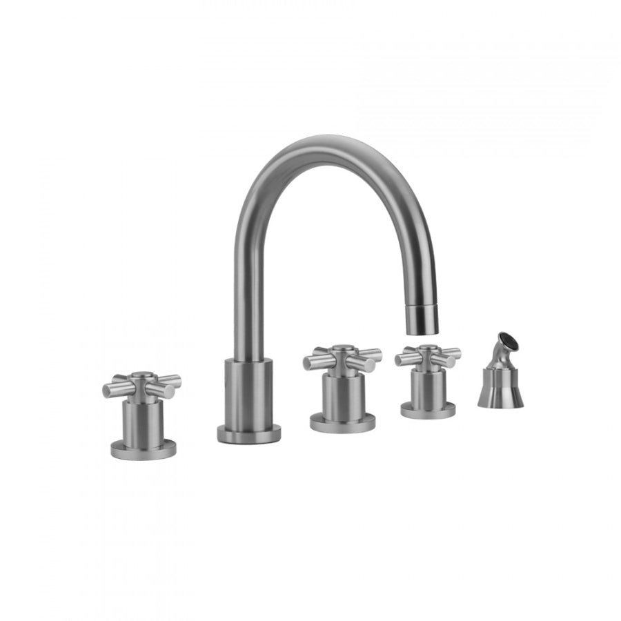 Jaclo 9980-C-A-TRIM Contempo Roman Tub Set With Contempo High Cross Handles - Parent