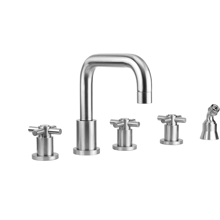 Jaclo 9982-C-A-TRIM Contempo Downtown Roman Tub Set With Contempo High Cross Handles - Parent