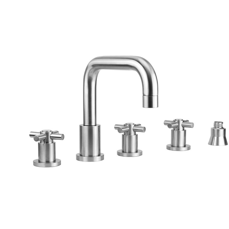 Jaclo 9982-C-S-TRIM Contempo Downtown Roman Tub Set With Contempo High Cross Handles - Parent