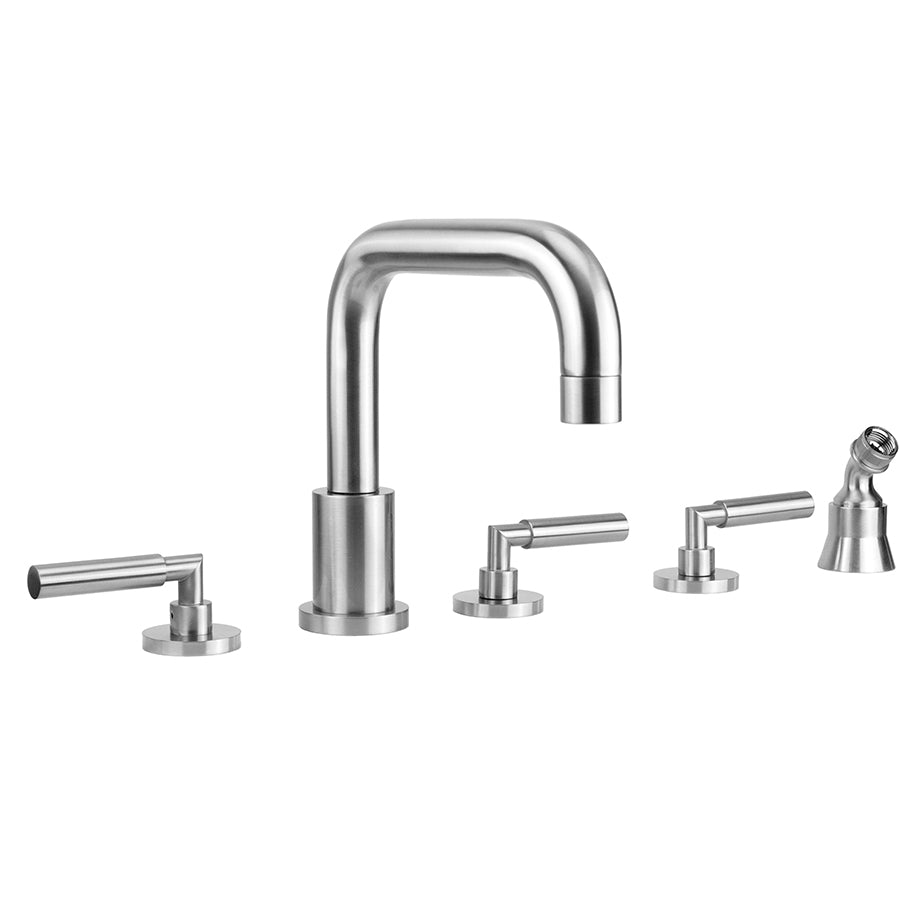 Jaclo 9982-T459-A-TRIM Contempo Downtown Roman Tub Set With Hub Base Lever Handles - Parent