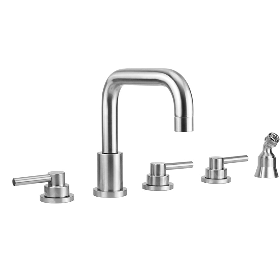 Jaclo 9982-T632-A-TRIM Contempo Downtown Roman Tub Set With Low Contempo Lever Handles - Parent