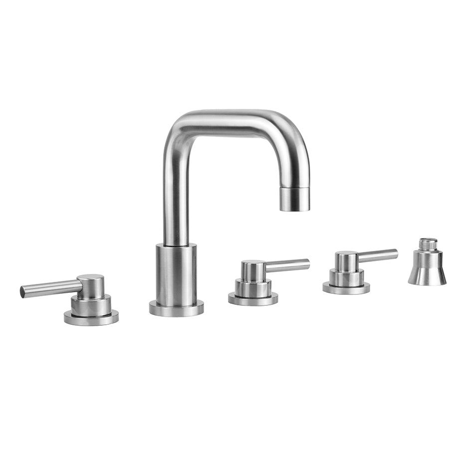 Jaclo 9982-T632-S-TRIM Contempo Downtown Roman Tub Set With Low Contempo Lever Handles - Parent