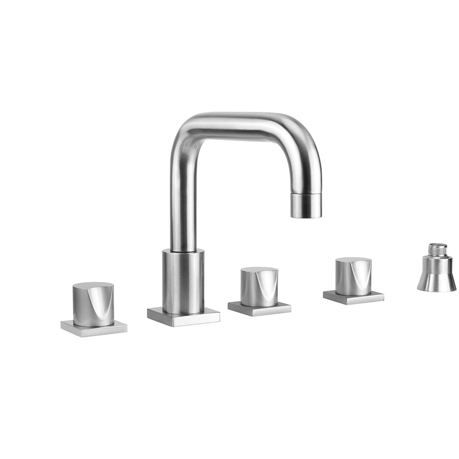 Jaclo 9983-TSQ672-S-TRIM Contempo Downtown Roman Tub Set With Thumb Handles - Parent