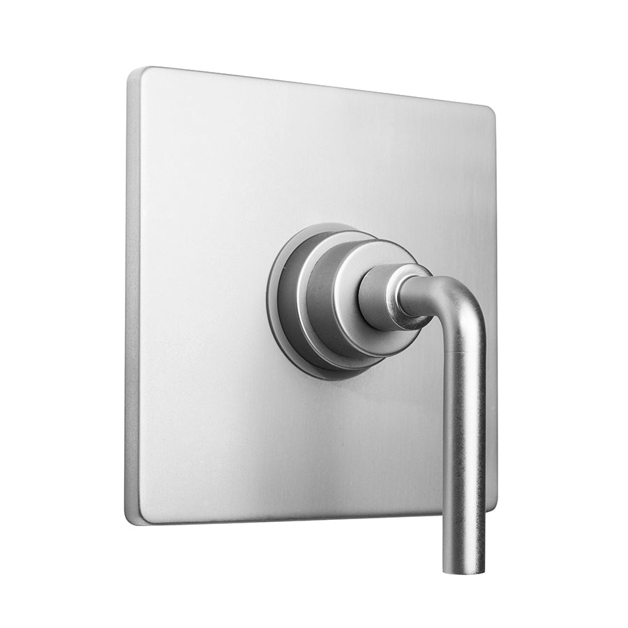 Jaclo A261-TRIM Square Plate With Contempo Slim Lever Trim For Pressure Balance Cycling Valve - Parent