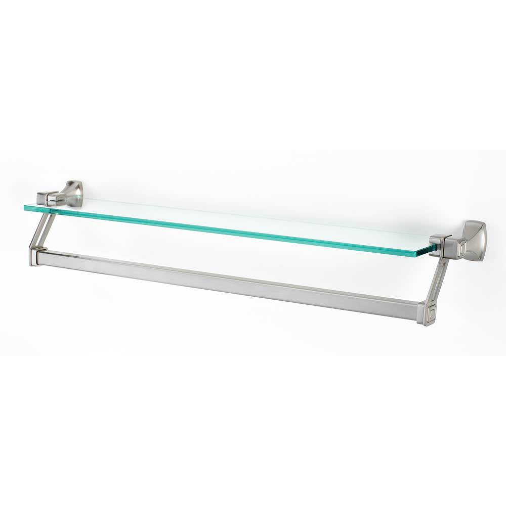 Alno Cube Glass Shelf With Towel Bar - Parent