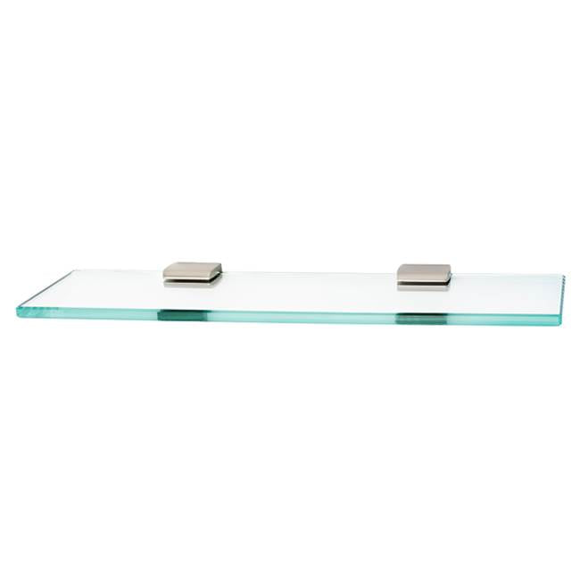 Alno Geometric Bath Glass Shelf With Brackets - Parent