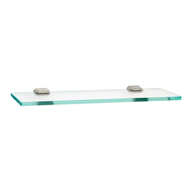 Alno Geometric Glass Shelf With Brackets - Parent