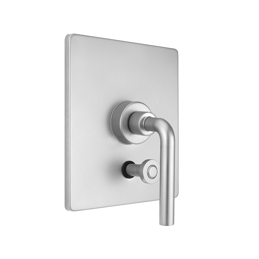 Jaclo A958-TRIM Rectangle Plate With Contempo Slim Lever Trim For Pressure Balance Cycling Valve With Built-In Diverter - Parent