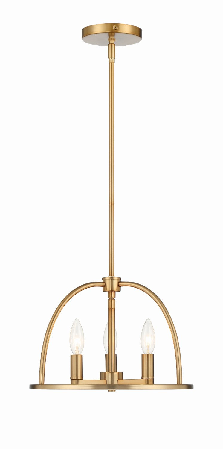 Crystorama ABB-3003 Abbott 3 Light Chandelier