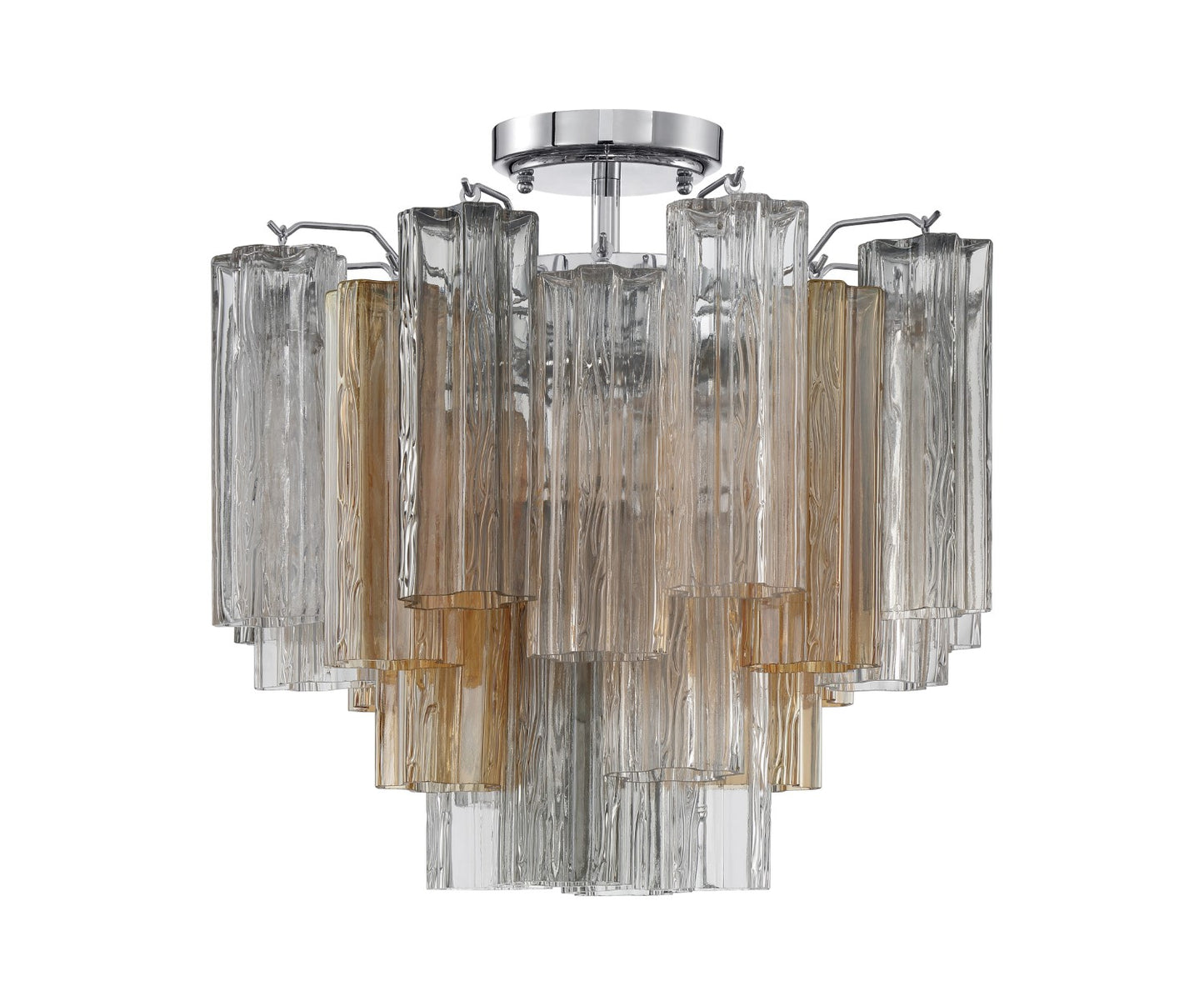 Crystorama ADD-300-AU_CEILING Addis 4 Light Ceiling Mount